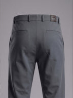 NT Comfort Fit  Ash Grey Mid Rise Trouser