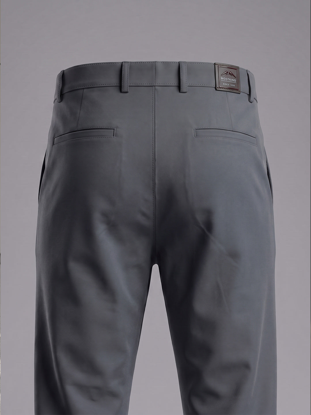 NT Comfort Fit  Ash Grey Mid Rise Trouser
