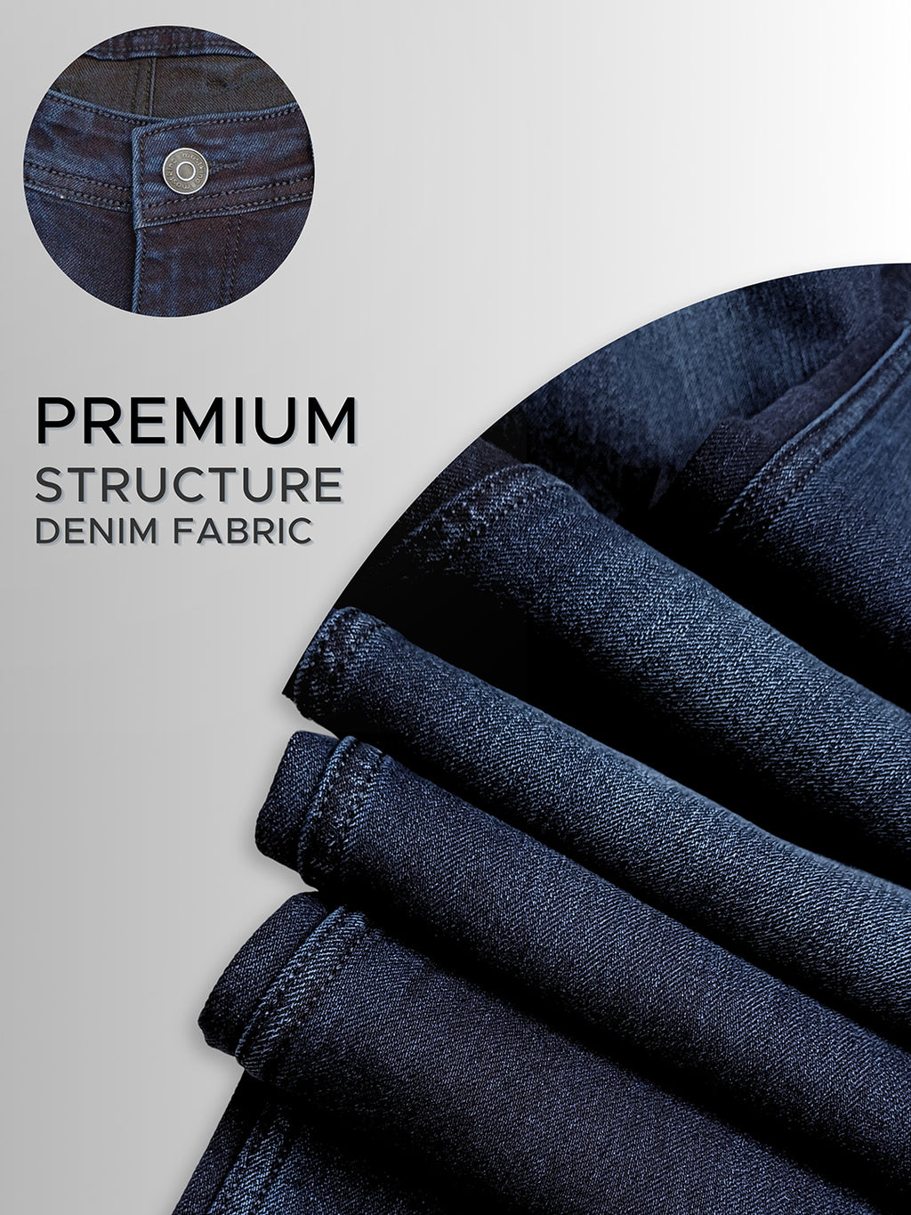 Stln Str Classic Straight Fit Royal Sapphire Mid Rise Faded Indigo Jeans