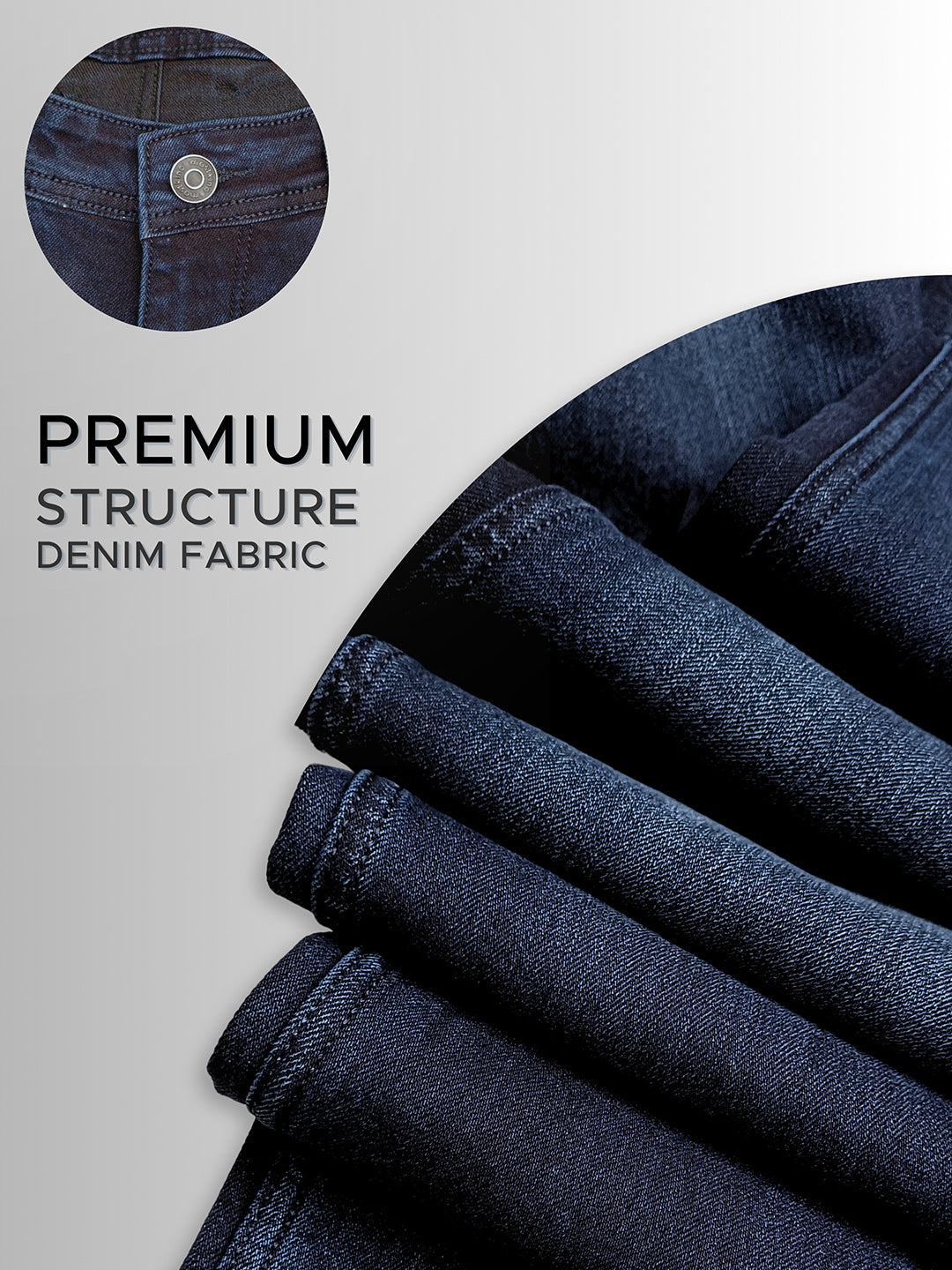 Stln Str Classic Straight Fit Royal Sapphire Mid Rise Faded Indigo Jeans