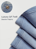 Baggy Fit Ice Blue High Rise Jeans