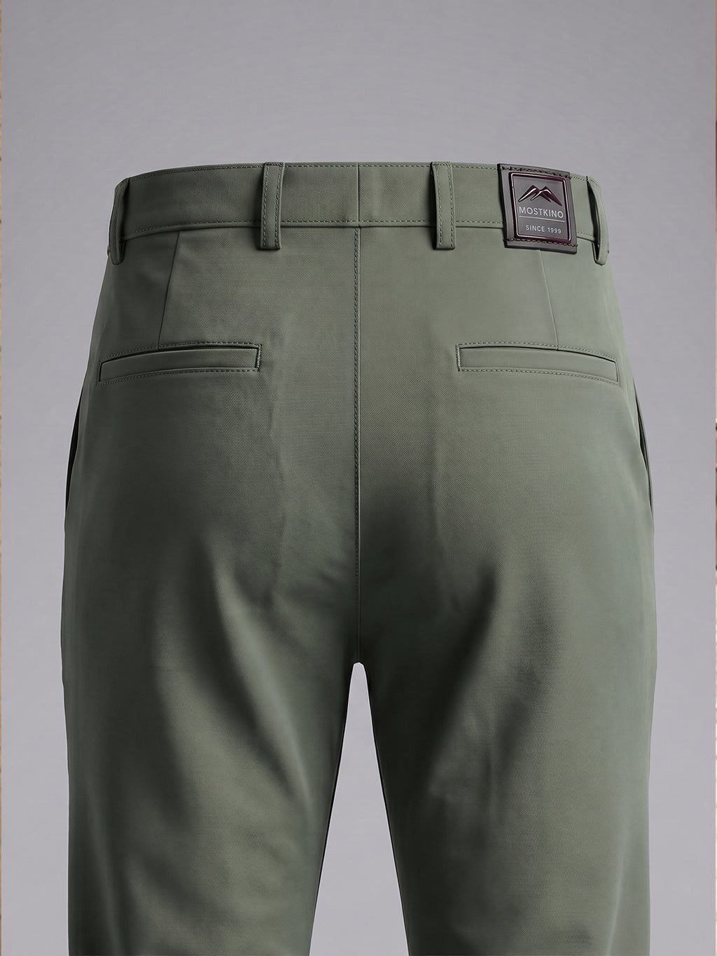 NT Comfort Fit Sage Green Mid Rise Trouser