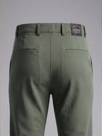 NT Comfort Fit Sage Green Mid Rise Trouser