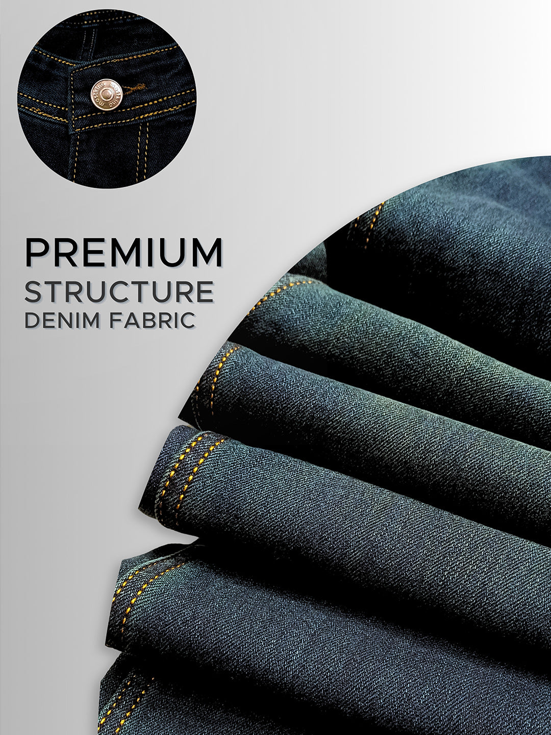 Stln Str Classic Straight Fit Forest Mid Rise Faded Indigo Jeans