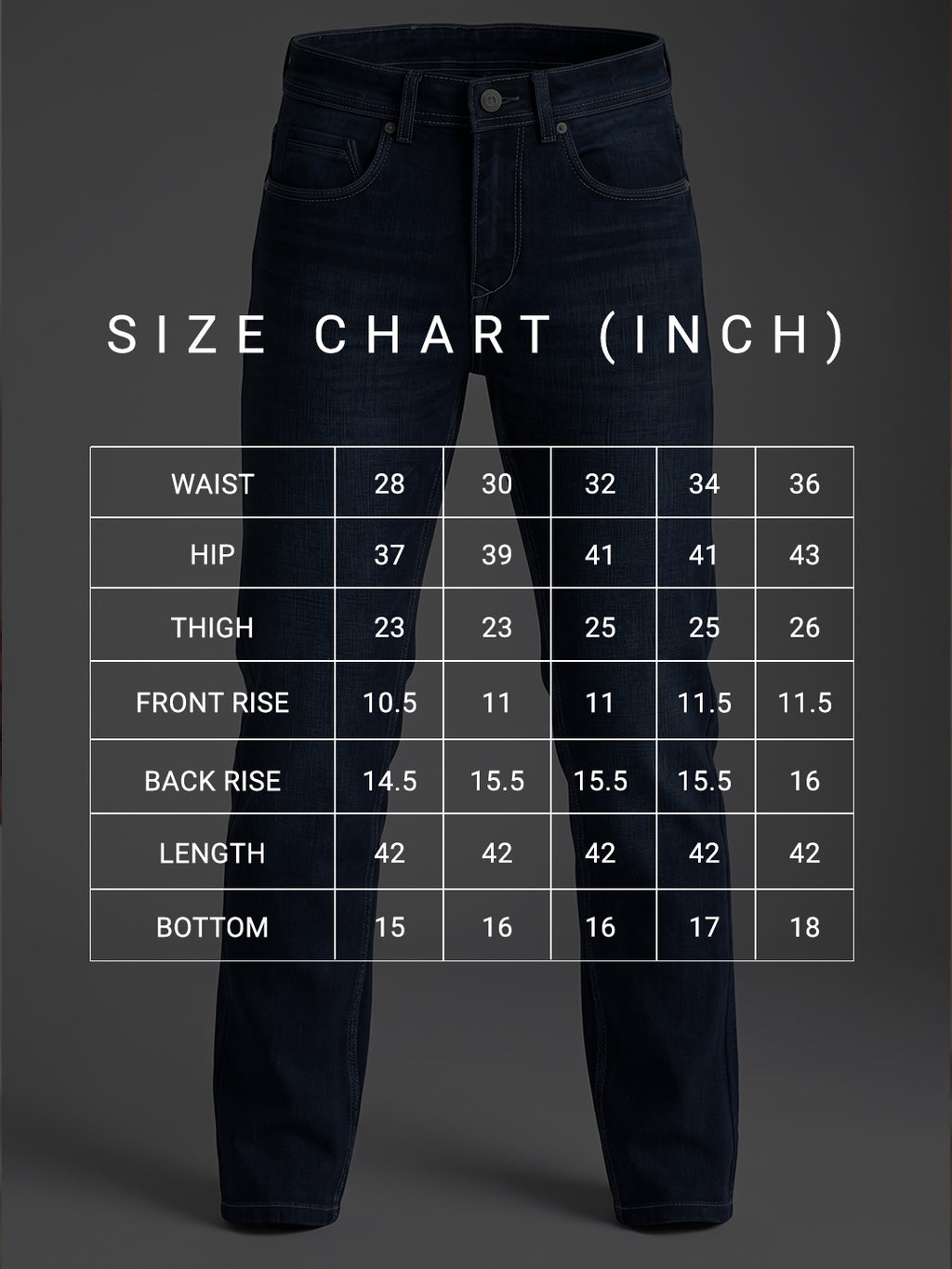 Stylin Pr Straight Fit Classic Indigo Mid Rise Faded Jeans