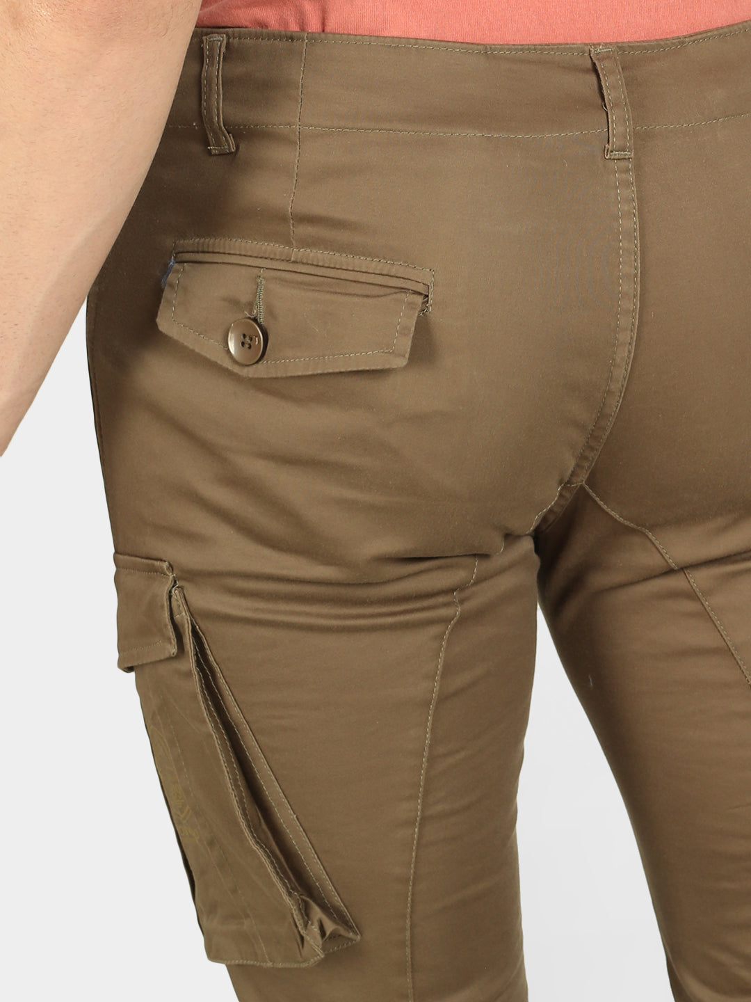 Summer Cool Stretchable Brown Cargo