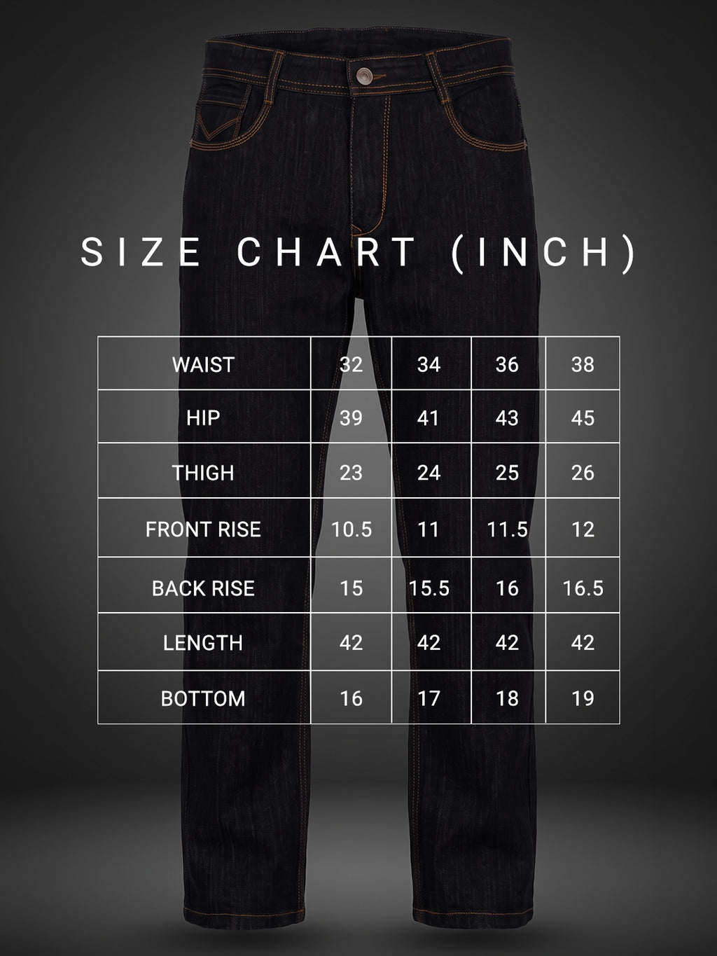 Straight Fit Black M/T Mid Rise Jeans